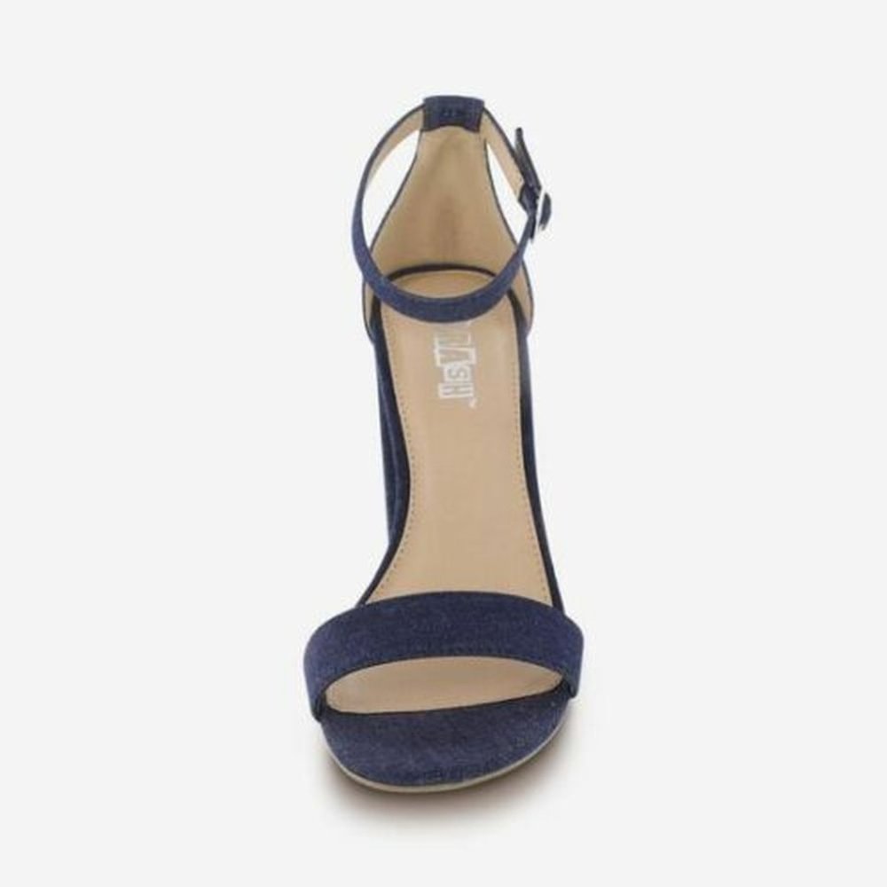 NIB Brash Women's 8.5 Houston Shoes Heels Blue - Picture 5 of 5